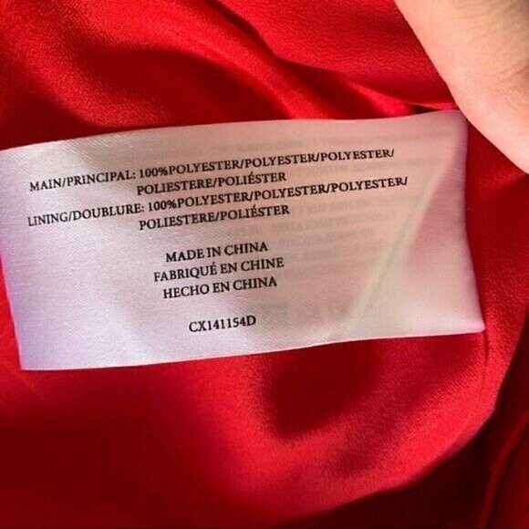 NEW Cameo Women's The Ascent Dress Size Small Strapless Scarlet Red - Picture 8 of 8